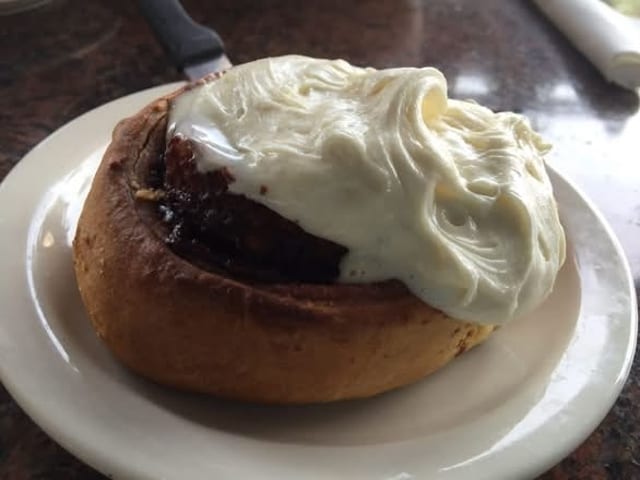 3 Cinnamon Buns.